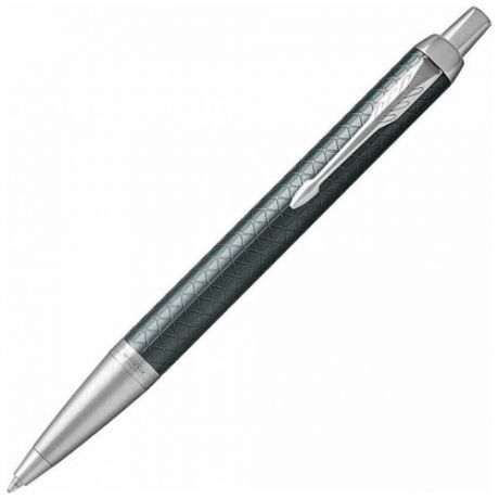 PARKER шариковая ручка IM Metal Premium K323, 1931687, синий цвет чернил, 1 шт.