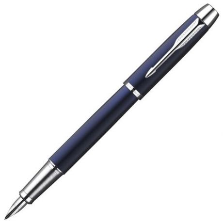 Ручка Parker S0856210 Перьевая ручка Parker IM Metal, F221, цвет: Blue CT, перо : F (№ 100)