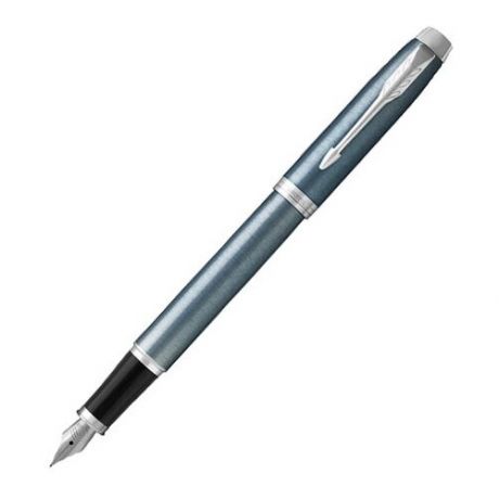 Parker im core - light blue grey ct, перьевая ручка, f