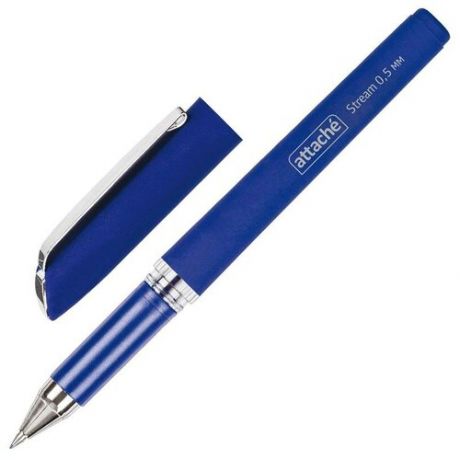 Ручка гелевая синяя (модель G-9800, толщина линии 0,5 мм), 258072