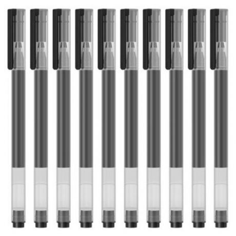 Набор гелевых ручек Xiaomi MI Jumbo Gel Ink Pen 10 шт, черные
