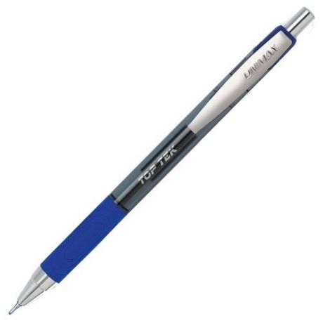 Ручка шариковая масляная автоматическая Unimax Top Tek RT синяя (толщина линии 0.7 мм), 722478
