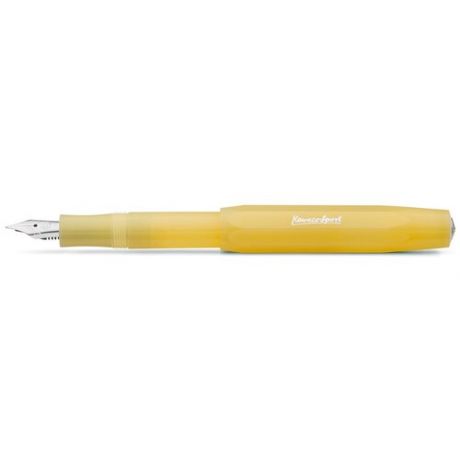 Kaweco Ручка перьевая FROSTED Sport Sweet Banana пластиковый корпус F 0.7мм