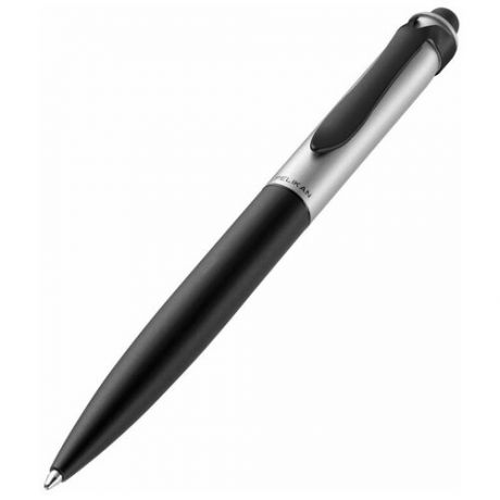 Ручка шариковая Pelikan Stola 2 (PL929687) черный матовый/серебристый матовый в компл.:стилус 6мм по
