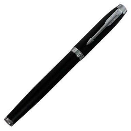 Parker Ручка-роллер Parker IM Essential T319 Matte Black CT F, 0.5 мм, корпус из латуни, чёрные чернила