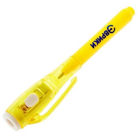 Ручка с чернилами и фонариком «Эврики», цвет микс