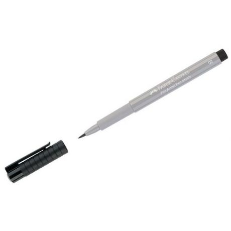 Ручка капиллярная Faber-Castell "Pitt Artist Pen Brush" цвет 272 теплый серый III, кистевая, цена за штуку, 290356