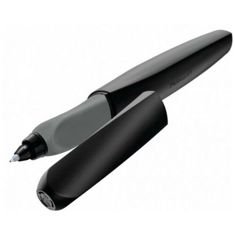 Ручка роллер Pelikan Office Twist Classy Neutral R457 (PL946962) Black, 2 катриджа с синими чернилами