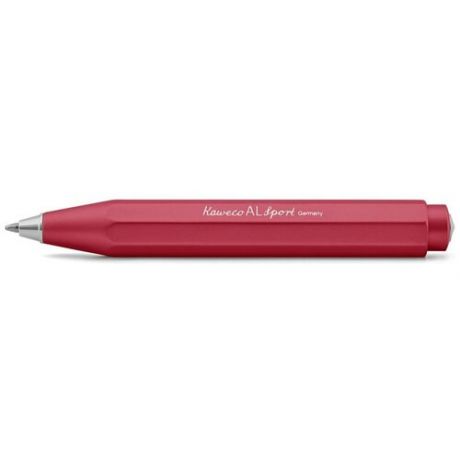 Ручка шариковая KAWECO AL Sport 1,0 мм, корпус красный