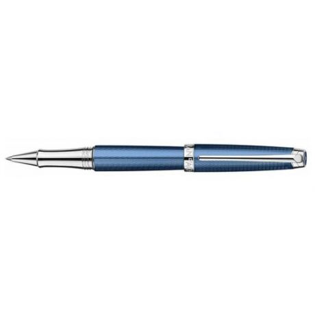 Ручка роллерн. Carandache Leman (4779.168) Grand Blue SP F черные подар.кор.