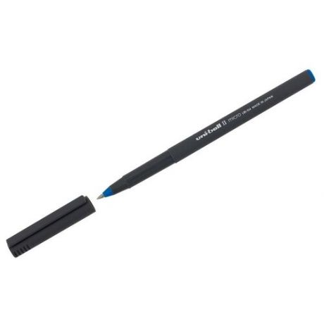 Ручка-роллер Uni Uni-Ball II Micro UB-104 синяя, 0,5мм ( Артикул 197825 )