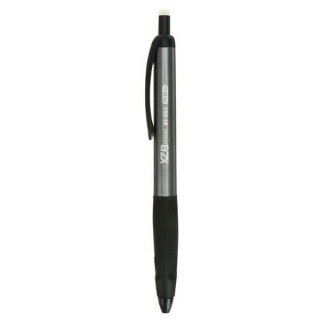 Ручка шариковая со стираемыми чернилами, линия 0,8 мм, стержень синий, корпус микс с резиновым держателем