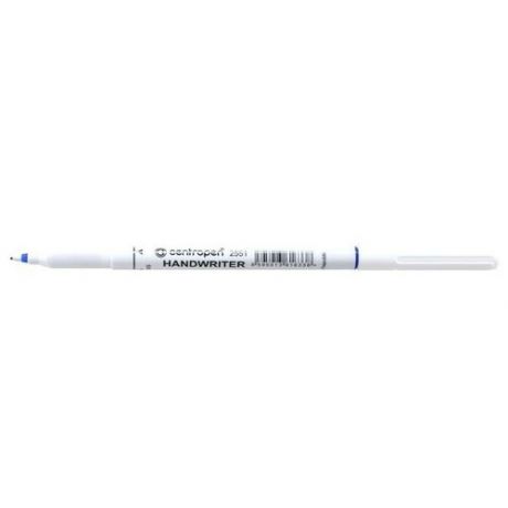 Ручка капиллярная Centropen 2551 0,5 мм синяя "Handwriter", трехгранная