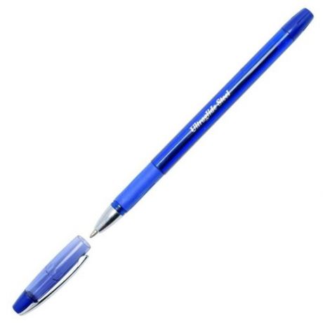 Ручка шариковая масляная Unimax Ultra Glide Steel черная (толщина линии 0.8 мм), 722477