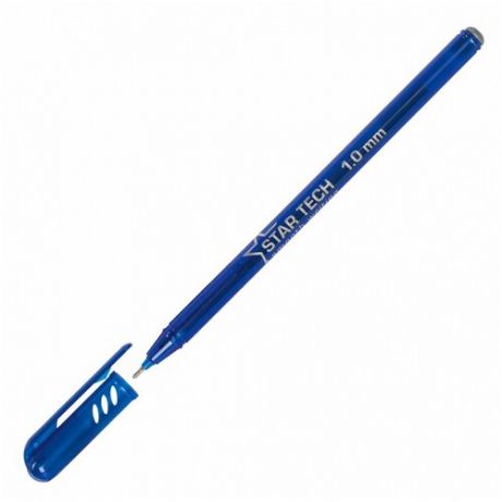 Ручка шариковая Pensan STAR TECH (2260/12BLUE) 1мм игловидный пиш. наконечник круглая телескопич. корпус корпус пластик синий синие чернила коробка кар