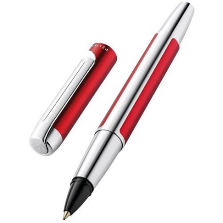 Ручка роллерн. Pelikan Elegance Pura R40 (PL817462) бордовый/серебристый черные карт.уп.