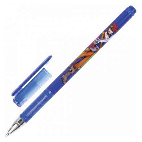 BRAUBERG Ручка шариковая BRAUBERG "Корсары", синяя, корпус с печатью, узел 0,7 мм, линия письма 0,35 мм, 141538