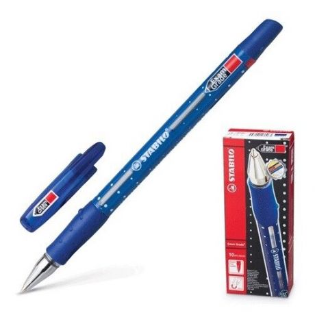 Ручка шариковая STABILO «Exam Grade», синяя, корпус синий, узел 0,8 мм, линия письма 0,4 мм, 588/ G-41