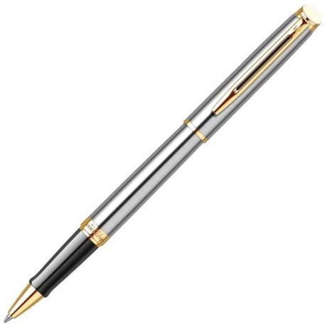 Waterman Ручка-роллер Hemisphere Essential, 0.8 мм, S0920950, черный цвет чернил, 1 шт.