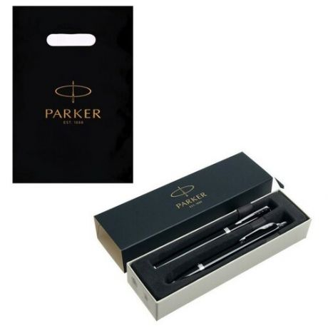 Parker Набор Parker IM Core FK221 Black CT, ручка перьевая, ручка шариковая, подарочная коробка, В подарочном пакете