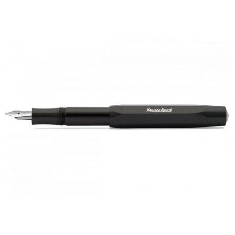 Ручка перьевая Kaweco CALLIGRAPHY сдвоенный наконечник, чернила синие, корпус черный