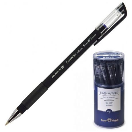 Ручка шариковая неавтоматическая Bruno Visconti EasyWrite Blue синяя толщина линии 0.5 мм, 1157636