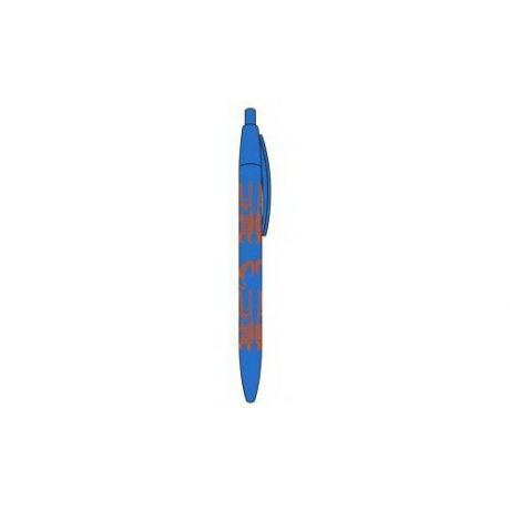 Ручка шариковая CENTRUM автоматическая, прорезиненная синяя 0.7мм цвет чернил синий CENTRUM 84014