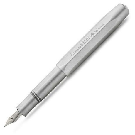 Перьевая ручка Kaweco Ручка перьевая KAWECO STEEL Sport F 0.7мм, стальной корпус