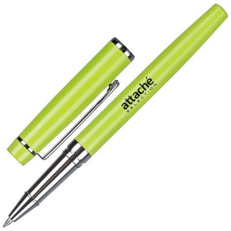 Ручка гелевая Attache Lime, неавтоматическая, синяя, Selection (1035346)