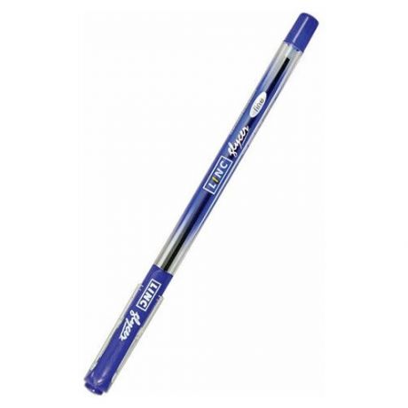 Ручка шариковая LINC GLYCER резиновый грип 0,7 мм синяя