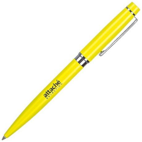 Ручка шариковая Attache Selection, Lemon, автоматическая, синяя (1035345)