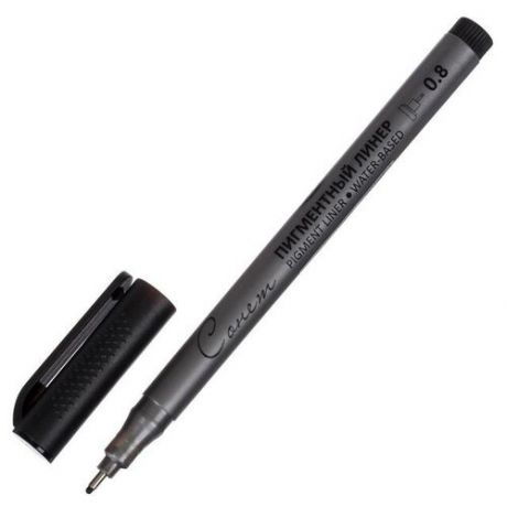 Ручка капиллярная для черчения ЗХК "Сонет" линер 0.8 мм чёрный 2341650 5439338