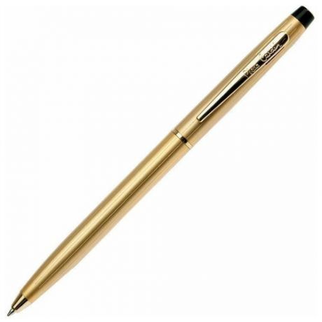 Ручка подарочная шариковая PIERRE CARDIN (Пьер Карден) "Gamme", корпус латунь, золотистые детали, синяя, PC080