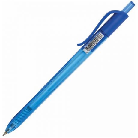 Ручка шариковая масляная автоматическая BRAUBERG «Extra Glide R Tone», синяя, узел 0,7мм, линия письма 0,35 мм, 142934