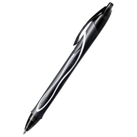 BIC Ручка гелевая Gelocity Quick Dry. 0.7 мм, черный цвет чернил, 1 шт.