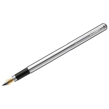 Ручка перьевая Luxor "Cosmic" синяя, 0,8мм, корпус хром, 10 шт.
