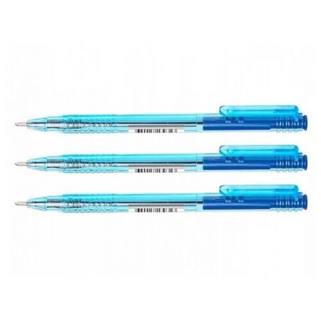 Ручка шариковая автоматическая, синий стержень 0,7 СТАММ РШ500