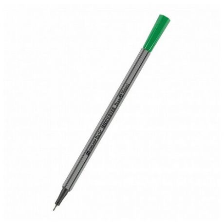 Ручка капиллярная (файнлайнер) "BASIC" 0.4 ММ, зеленая