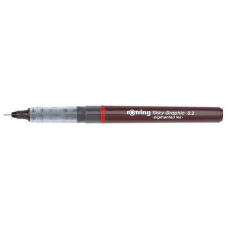 Rotring Ручка капиллярная "Tikky Grafic" чёрная 0.2мм