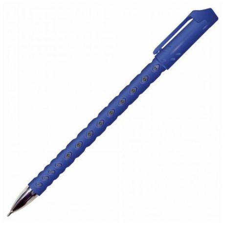 Ручка шариковая масляная BRAUBERG "Orient", синяя, корпус синий, узел 0,7 мм, линия письма 0,35 мм, 142999