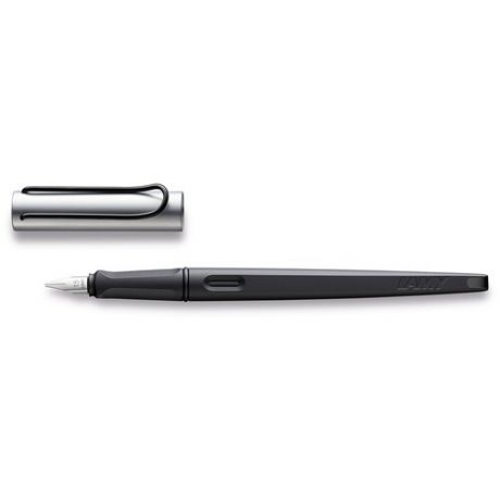 Ручка перьевая для каллиграфии LAMY 011 joy, 1,9 мм Черно-серебристый