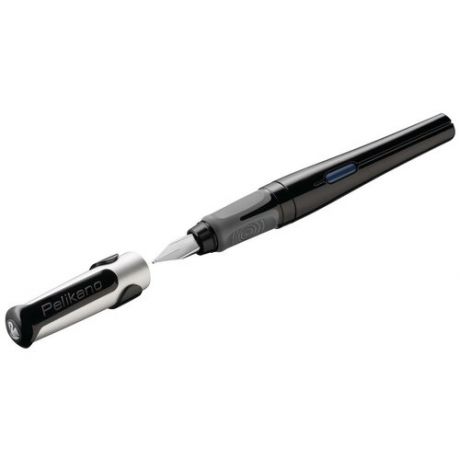 Ручка перьевая Pelikan School Pelikano (PL803021), черный, M, перо сталь нержавеющая, для правшей