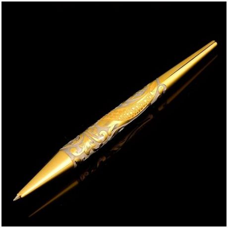 Шариковая ручка с позолотой "Узоры". Златоуст