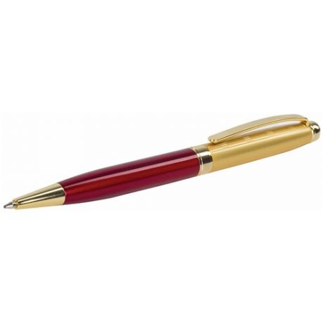 Ручка подарочная шариковая GALANT «Bremen», корпус бордовый с золотистым, золотистые детали, пишущий узел 0.7 мм, синяя