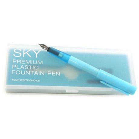 Перьевая ручка KACO Sky Premium Plastic Fountain Pen (K1030) голубой