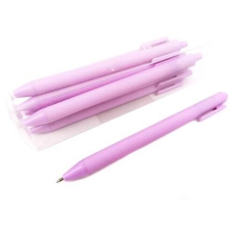 Ручка ТМ "BIKSON" автоматическая шариковая, синие чернила, фиолетовый матовый корпус, арт. BN0310