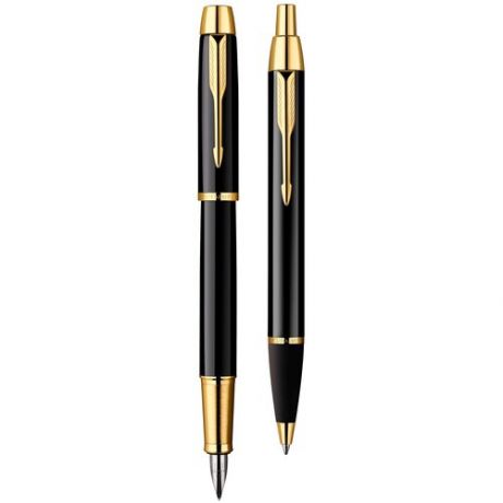 Набор письменных принадлежностей Parker IM Black GT 2093216 (шариковая ручка, перьевая ручка, артикул производителя 2093216), 1109678