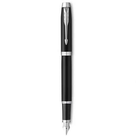 Ручка перьевая Parker «IM Essential Muted Black CT» черная, 0.8мм, подарочная упаковка