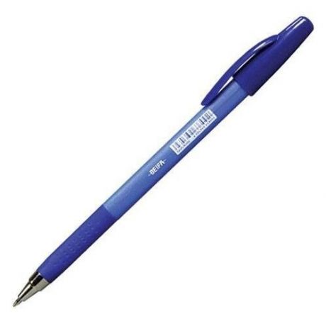 Ручка шариковая с грипом BEIFA (Бэйфа) "A Plus", комплект 36 шт., синяя, корпус синий, узел 1 мм, линия письма 0.7 мм, KA124200CS-BL