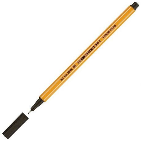 Ручка капиллярная (линер) STABILO "Point 88", цвет листвы, корпус оранжевый, линия письма 0.4 мм, 88/43